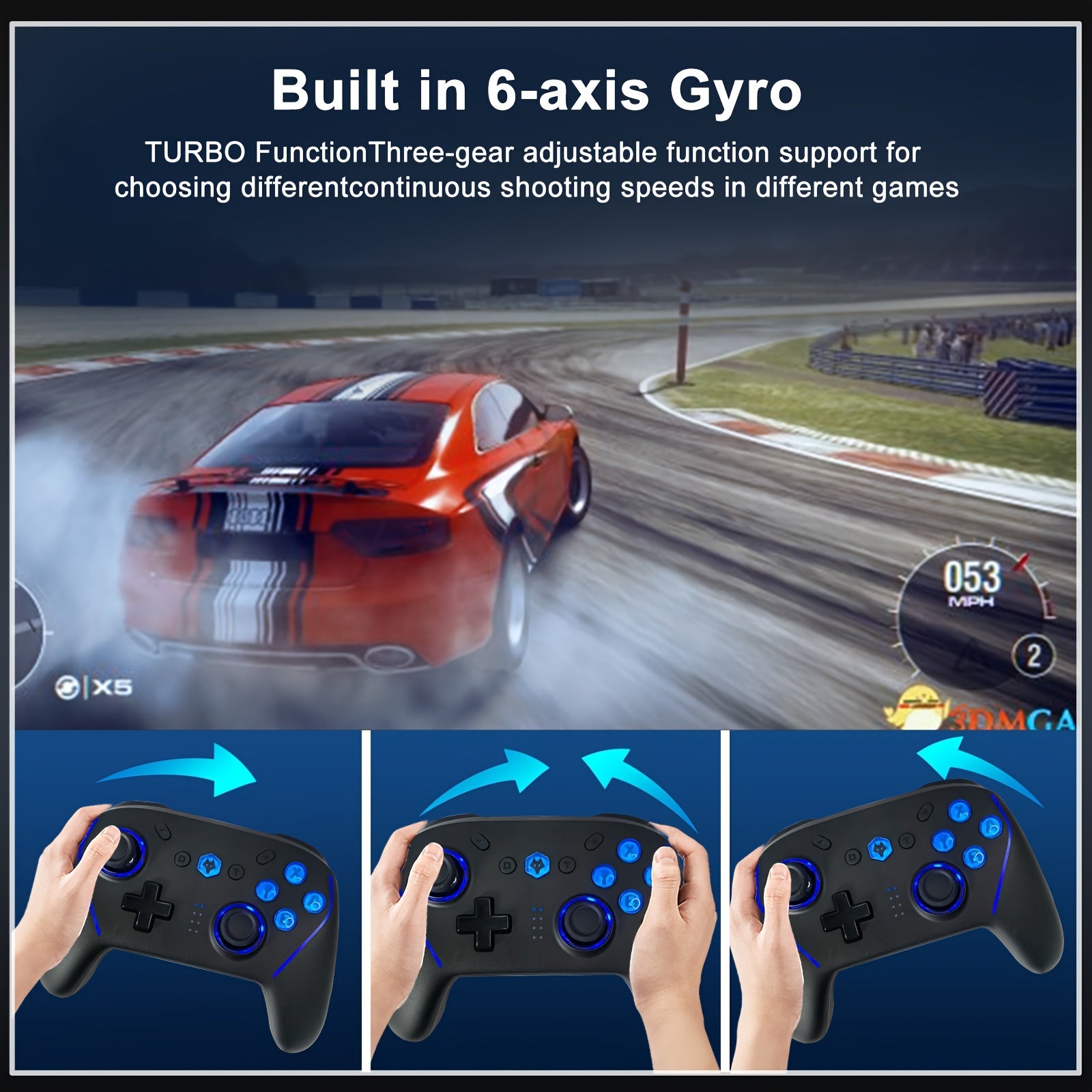 Switch controller/Mobile phone handle/PC Bluetooth controller/Super endurance removable battery