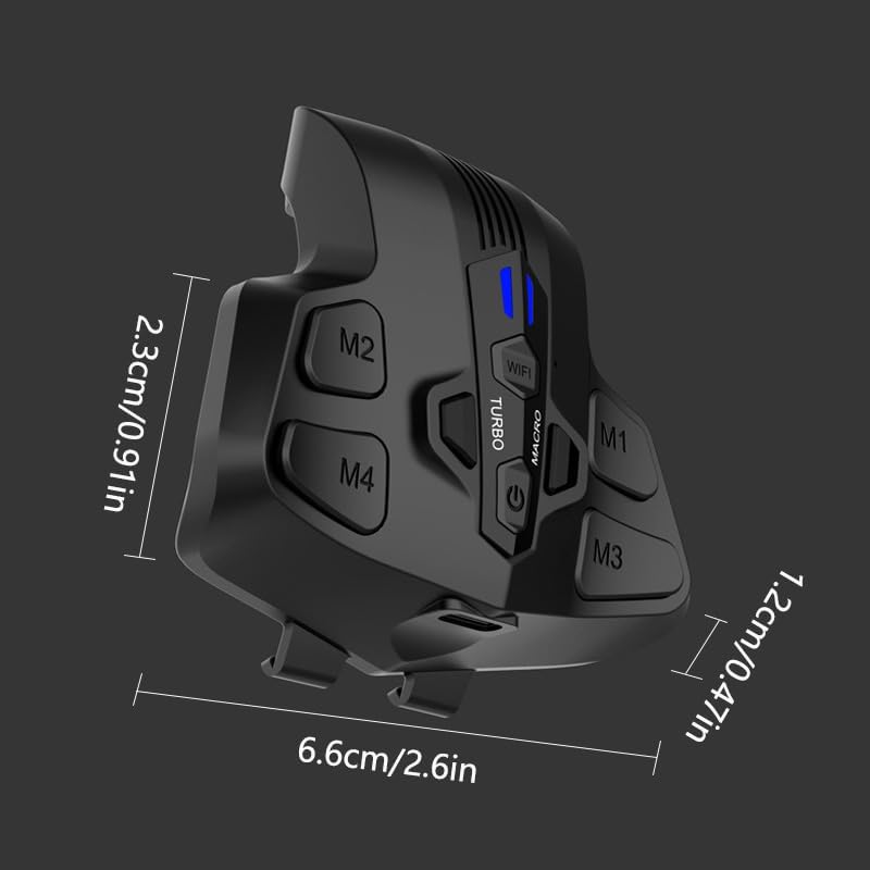 P5 Back Button for DualSense Controller - Back Extension Buttons DIY Kits for PS5 DualSense Controller,Programmable,Turbo, Macro, and RGB LED - Easy Connection and Upgrades