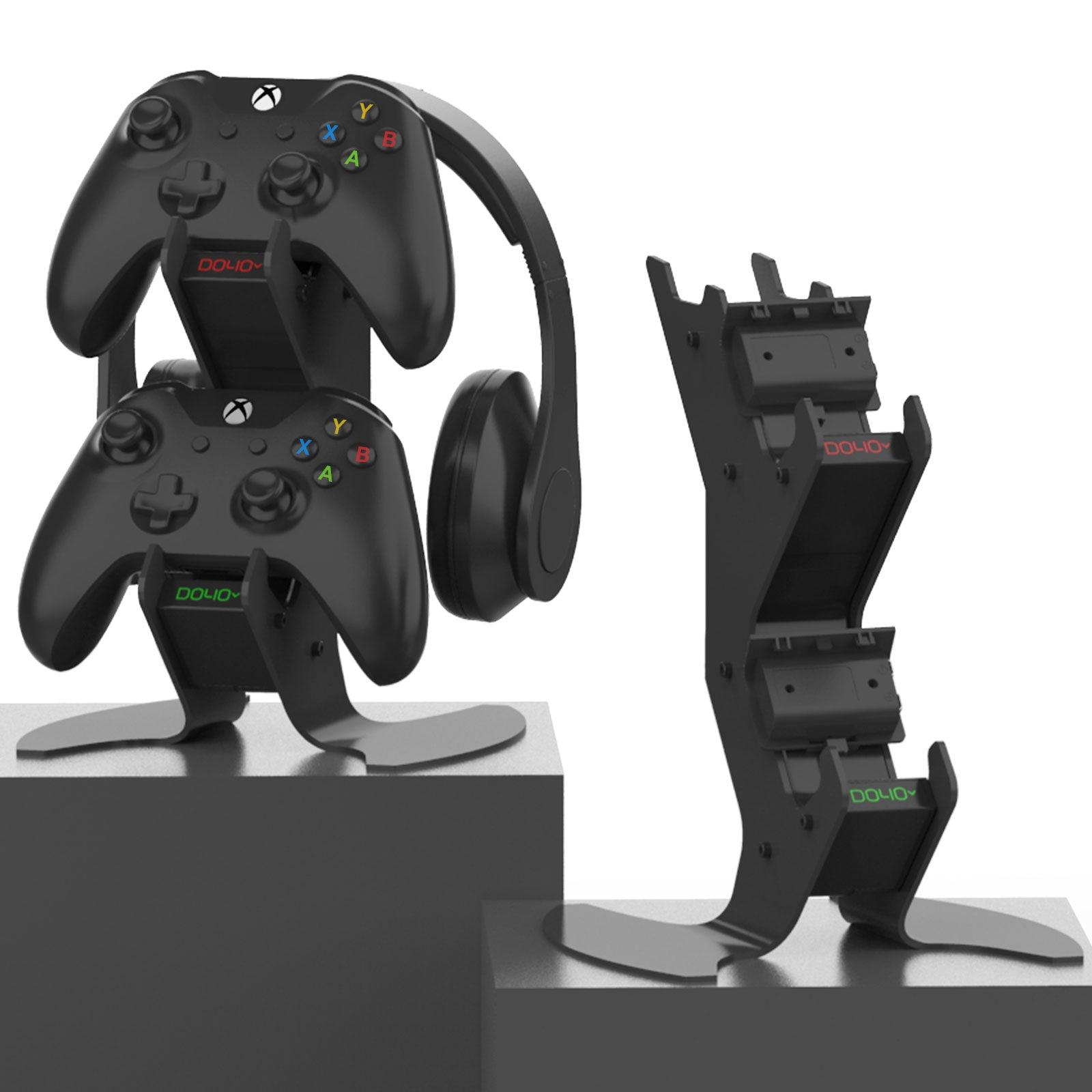 Charging Station Holder for Xbox One Metal Material Stable Design LED Charging Display Headphone Storage - DOYO Game