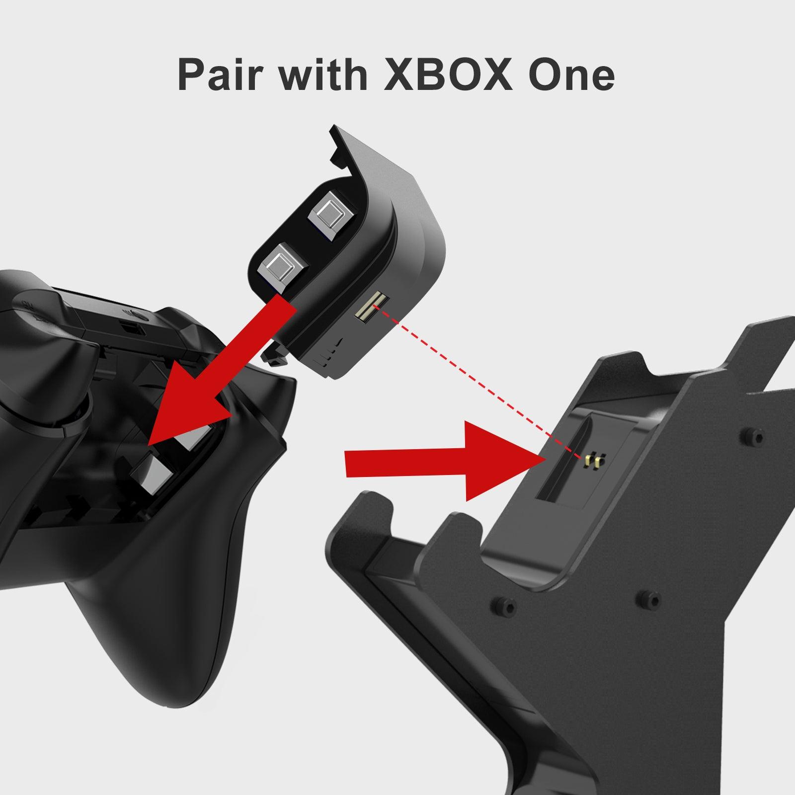 Charging Station Holder for Xbox One Metal Material Stable Design LED Charging Display Headphone Storage - DOYO Game