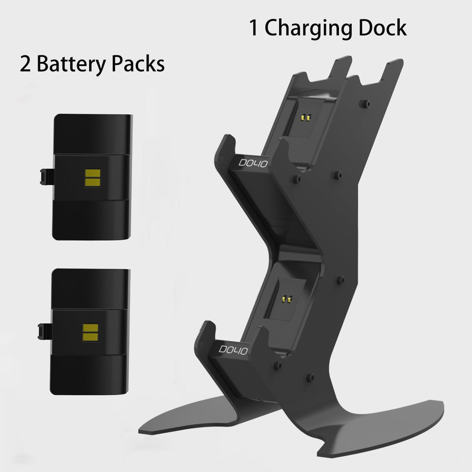Charging Station Holder for Xbox Series X/S Metal Material Stable Design LED Charging Display Headphone Storage - DOYO Game