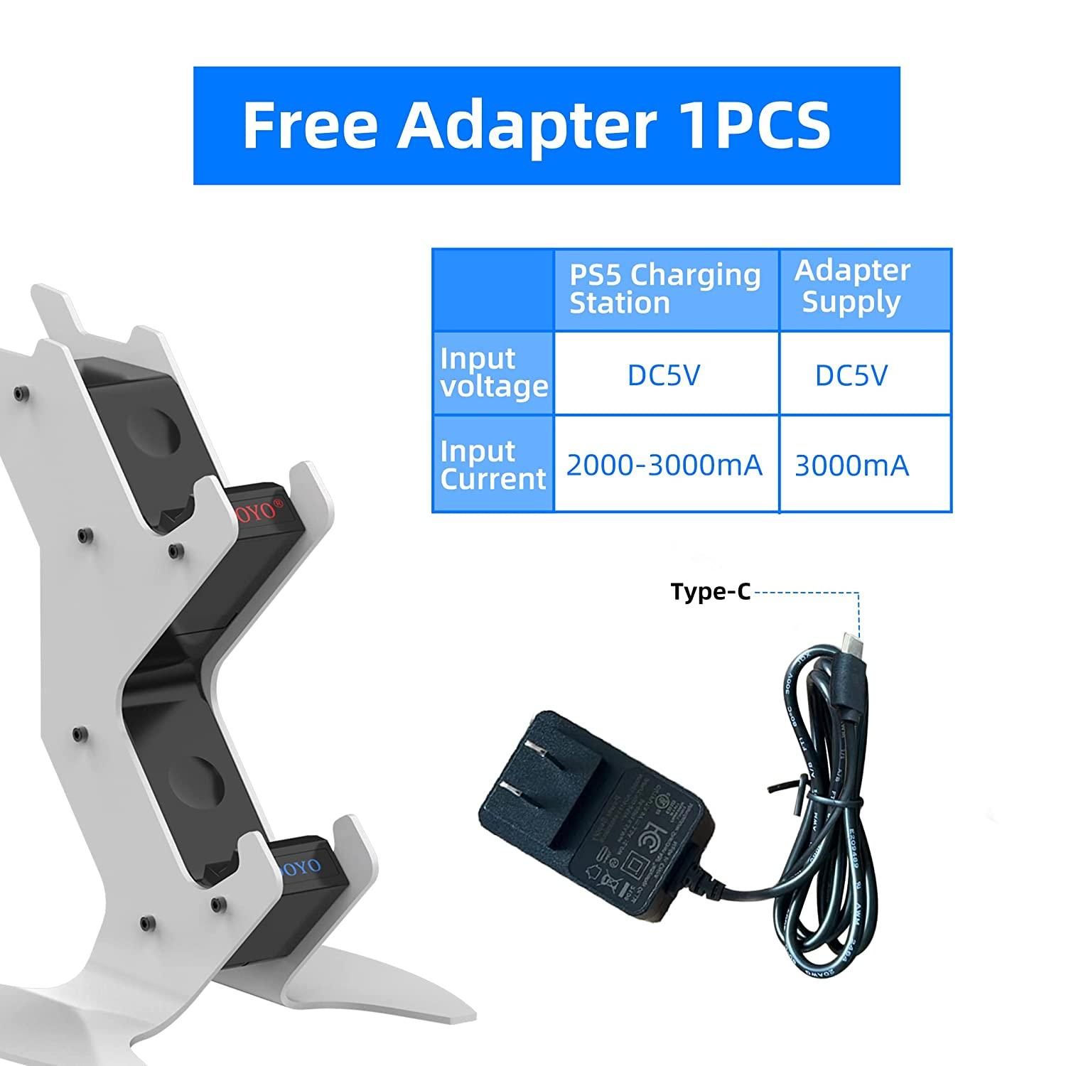 DOYO Controller Charger Station for PS5 Headphone Storage and Quick Controller Charging Function Coexist Sturdy Design Metal Durable Material - DOYO Game