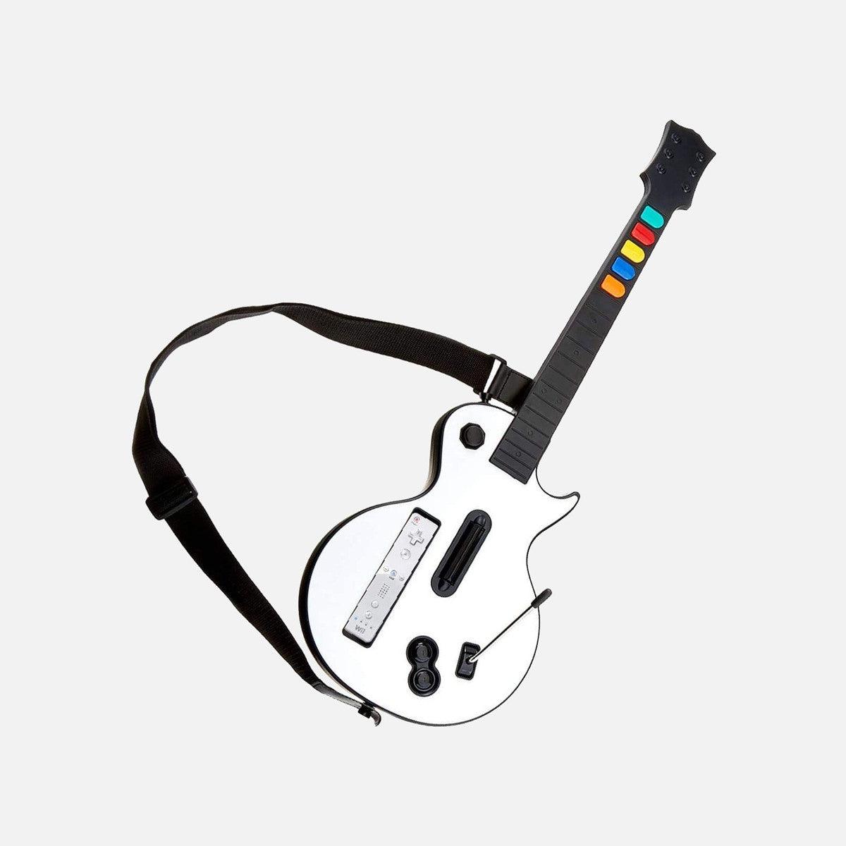DOYO Wireless Wii Guitar Compatible with Guitar Hero and Rock Band Games Black 5-Key - DOYO Game