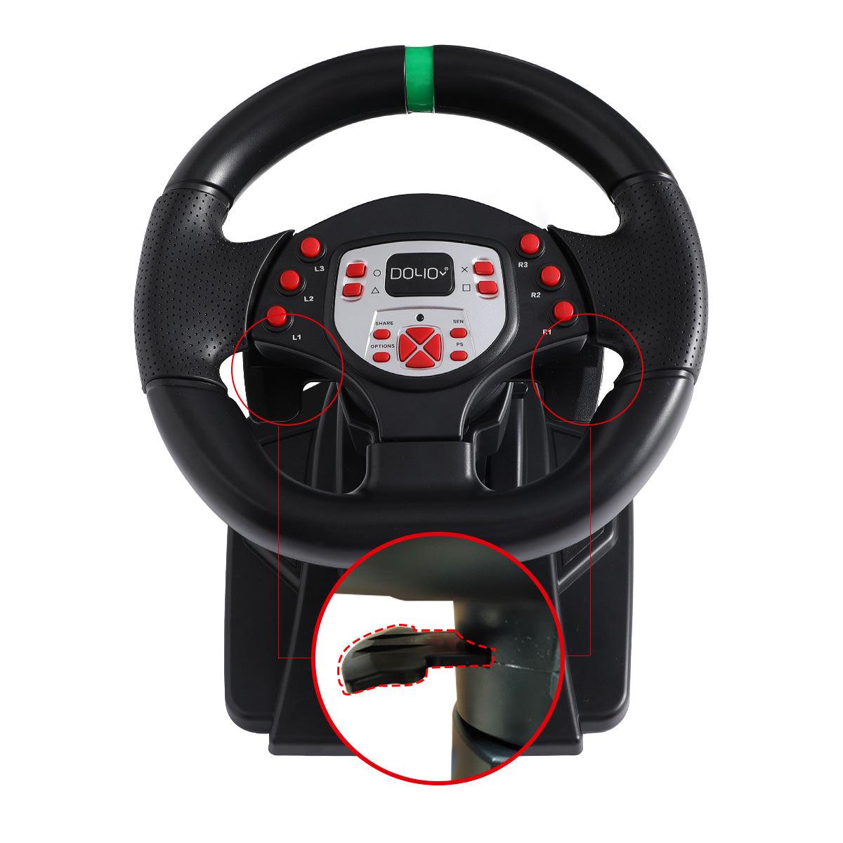 180 Degree Driving Sport Gaming Racing Wheel B - DOYO Game