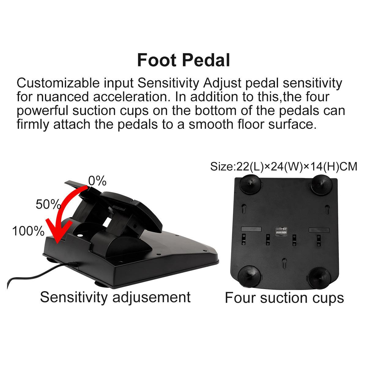 180 Degree Driving Sport Gaming Racing Wheel B - DOYO Game