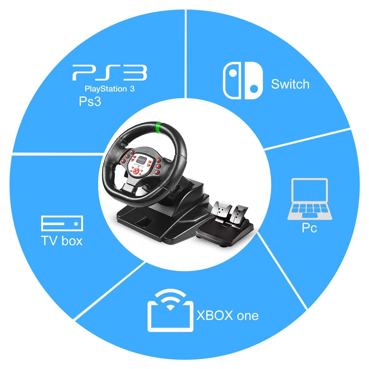 180 Degree Driving Sport Gaming Racing Wheel B - DOYO Game