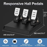 Load image into Gallery viewer, Racing Wheel with 1080° Rotation, Hall Effect Pedals, 6-Speed Shifter &amp; Dual Vibration for Xbox Series X|S, Xbox One, PS4, PC, Nintendo Switch, Android
