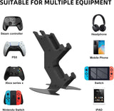 Load image into Gallery viewer, Controller Holder Universal Headset Stand Aluminum Metal Organizer Storage for Video Game Accessories
