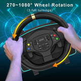 Load image into Gallery viewer, Racing Wheel with 1080° Rotation, Hall Effect Pedals, 6-Speed Shifter &amp; Dual Vibration for Xbox Series X|S, Xbox One, PS4, PC, Nintendo Switch, Android