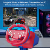 Load image into Gallery viewer, DOYO Bluetooth Wireless Gaming Racing Wheel for Switch/PS3/PS4/ PC/Android/ &amp; IOS Mobile phones