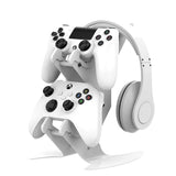 Load image into Gallery viewer, Game Controller Rack Headset Stand for Xbox Series X S/Xbox one / PS5 / PS4 / NS/PC/Headset, Aluminum Metal Headset Mount Universal Organizer for Video Game Accessories