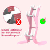 Load image into Gallery viewer, Controller Holder Pink, Game Controller Rack Headset Stand for Xbox Series X S/Xbox one / PS5 / PS4 / NS/PC/Headset, Aluminum Metal Headset Mount Universal Organizer for Video Game Accessories