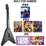 Load image into Gallery viewer, NBCP Wireless Guitar Controller for PlayStation 4, PC,PS4/PS3,Clone Hero, Fortnite Festival,Compatible with Guitar Hero &amp; Rock,Plug-and-Play USB Receiver