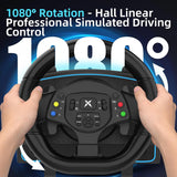 Load image into Gallery viewer, NBCP PC Racing Wheel,1080° Hall-Effect Linear Steering