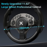 Load image into Gallery viewer, NBCP Pro Gaming Steering Wheel with Pedals and Shifter for PC, PS3