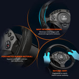 Load image into Gallery viewer, NBCP 900° Racing Wheel with Pedals, 11" Wheel for PC Truck SimulatorAdjustable Height
