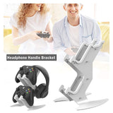 Load image into Gallery viewer, Game Controller Rack Headset Stand for Xbox Series X S/Xbox one / PS5 / PS4 / NS/PC/Headset, Aluminum Metal Headset Mount Universal Organizer for Video Game Accessories