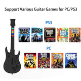 Load image into Gallery viewer, NBCP Wireless Guitar Hero Controller for PC and PlayStation 3 PS3 with Dongle for Clone Hero, Rock Band Guitar Hero Games