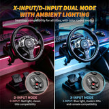 Load image into Gallery viewer, NBCP 900° Racing Wheel with Pedals, 11" Wheel for PC Truck SimulatorAdjustable Height