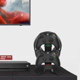 Load image into Gallery viewer, Charging Station Holder for Xbox One Metal Material Stable Design LED Charging Display Headphone Storage - DOYO Game