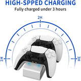 Load image into Gallery viewer, PS5 Controller Charging Station LED Charging Indicator Safety Chip Design - DOYO Game